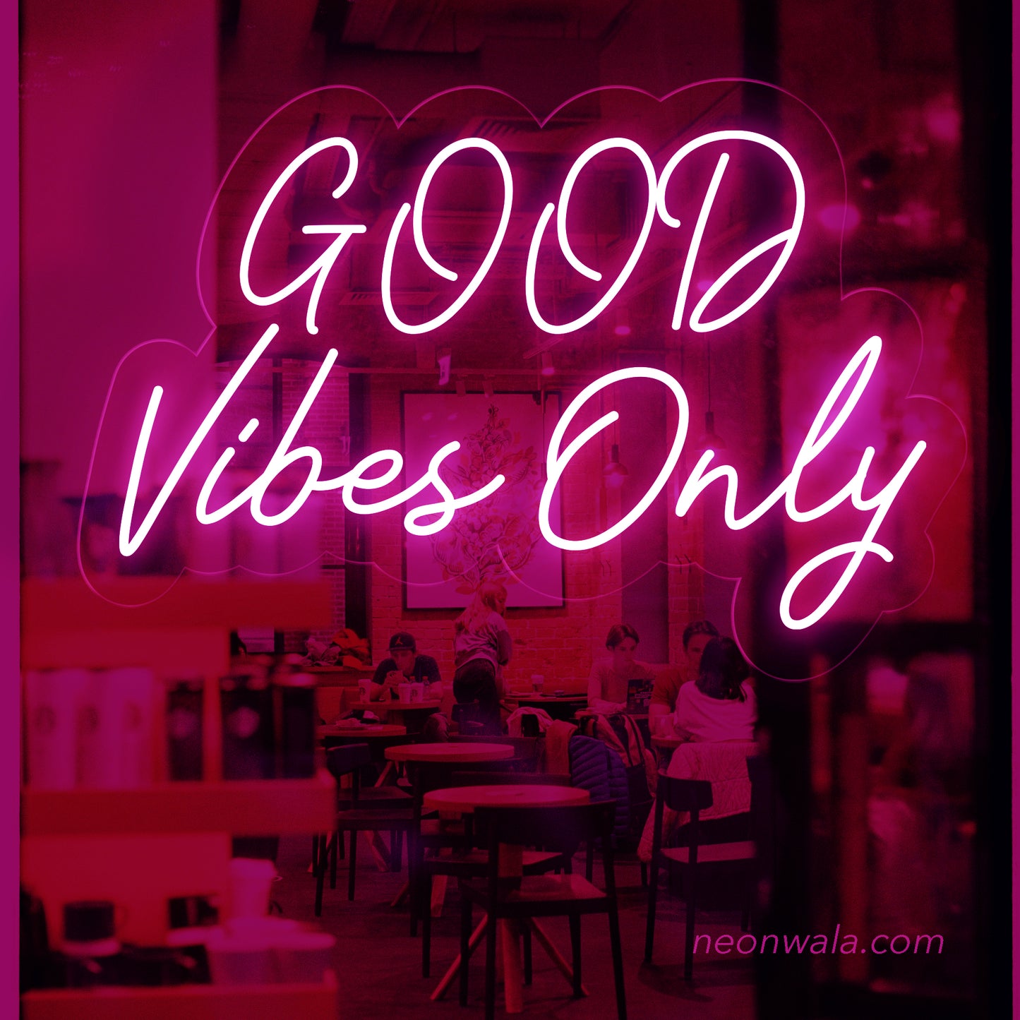 Good Vibes Only Neon Sign