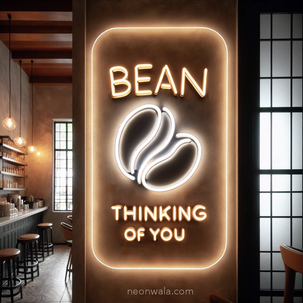 cafe neon sign led