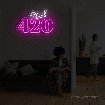 420 Weed LED Neon Sign – Stylish Cannabis-Inspired Lighting Decor - NeonXpert