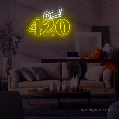 420 Weed LED Neon Sign – Stylish Cannabis-Inspired Lighting Decor - NeonXpert