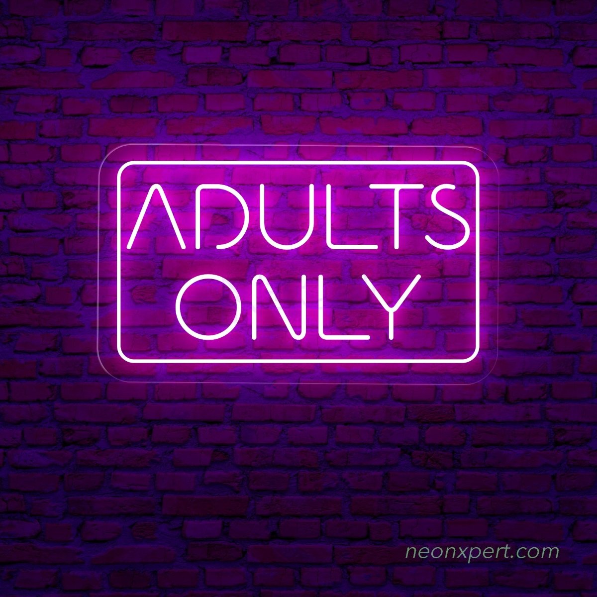 Adults Only Neon Sign | LED Neon Light - NeonXpert