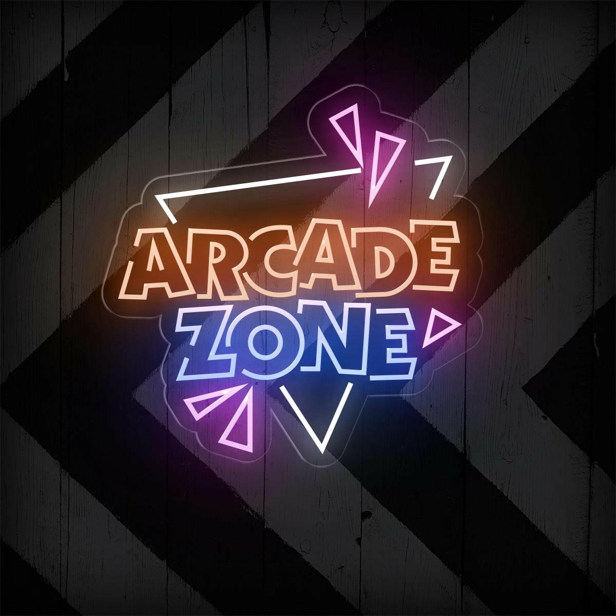 Arcade Zone Neon Sign for Game Rooms and Decor - NEONXPERT