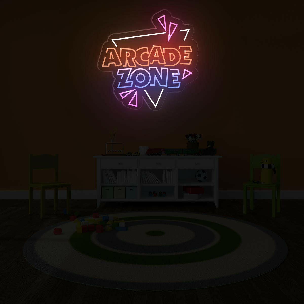 Arcade Zone Neon Sign for Game Rooms and Decor - NEONXPERT