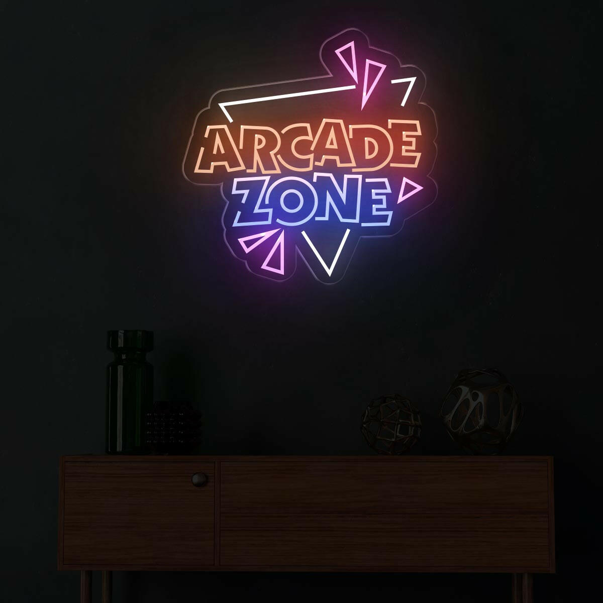 Arcade Zone Neon Sign for Game Rooms and Decor - NEONXPERT