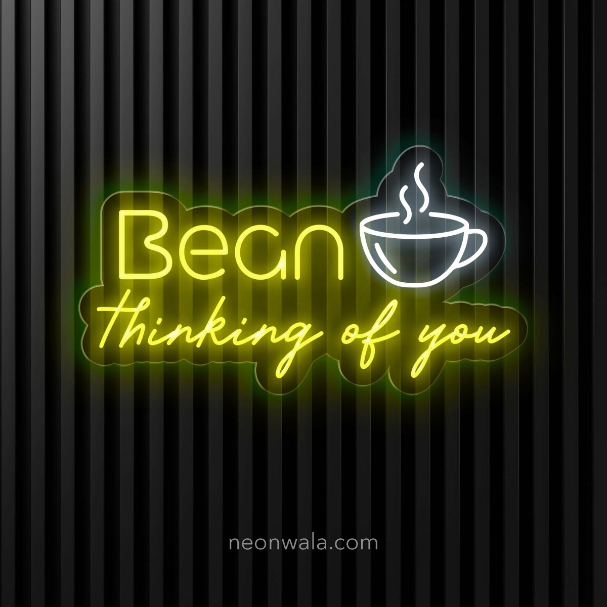 Bean Thinking of You Coffee Neon Sign - NeonXpert