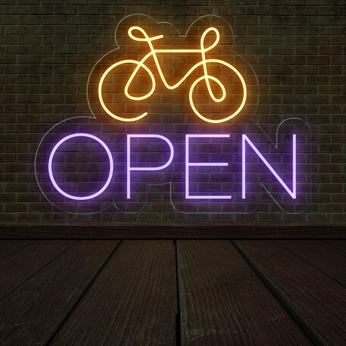 Bicycle Neon Open Sign - NEONXPERT