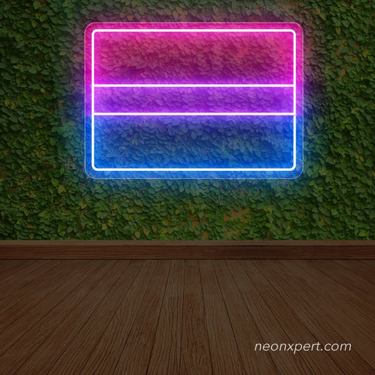 Bisexual Flag Neon Sign - NeonXpert