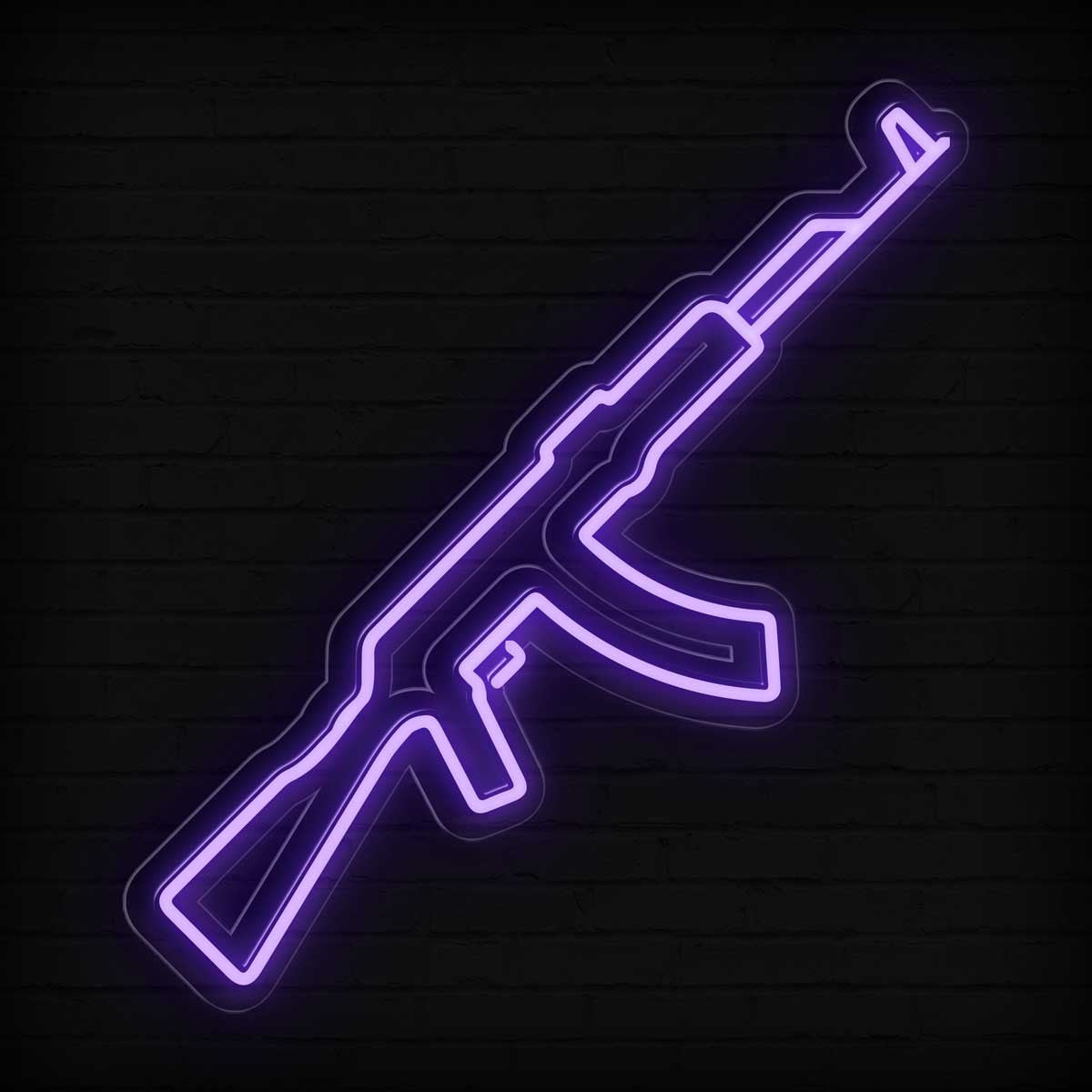 ak47 neon light purple